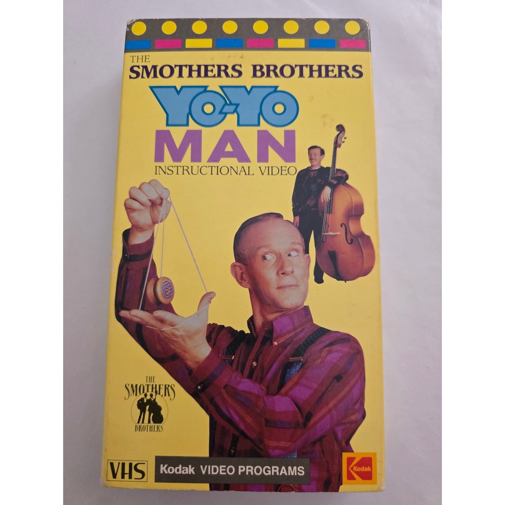 The Smothers Brothers Yo-Yo Man Instructional Video VHS 1988 Kodak 843, Vintage